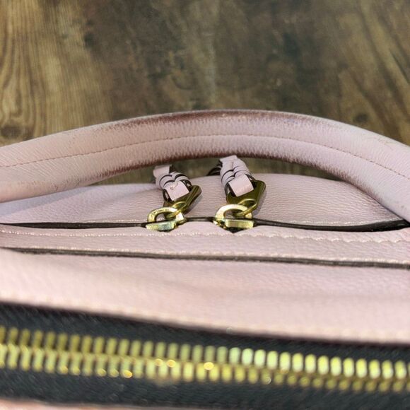 orYANY pink sarah satchel purse bag pebbled leather - Picture 9 of 13